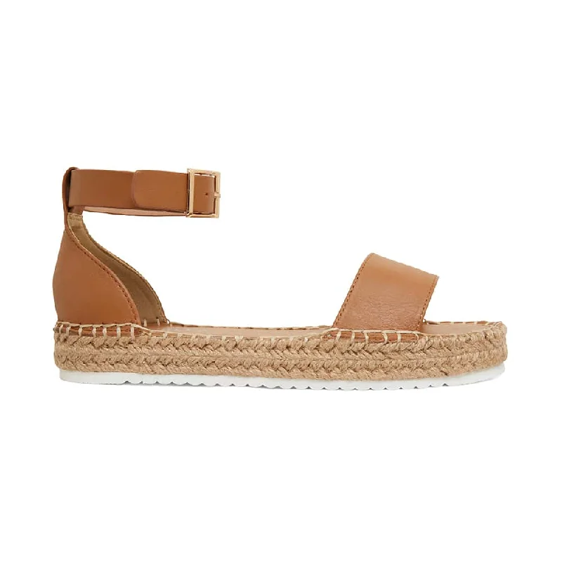 Ballad Espadrille in Tan Leather