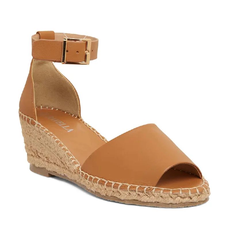 Henley Espadrille in Tan Leather