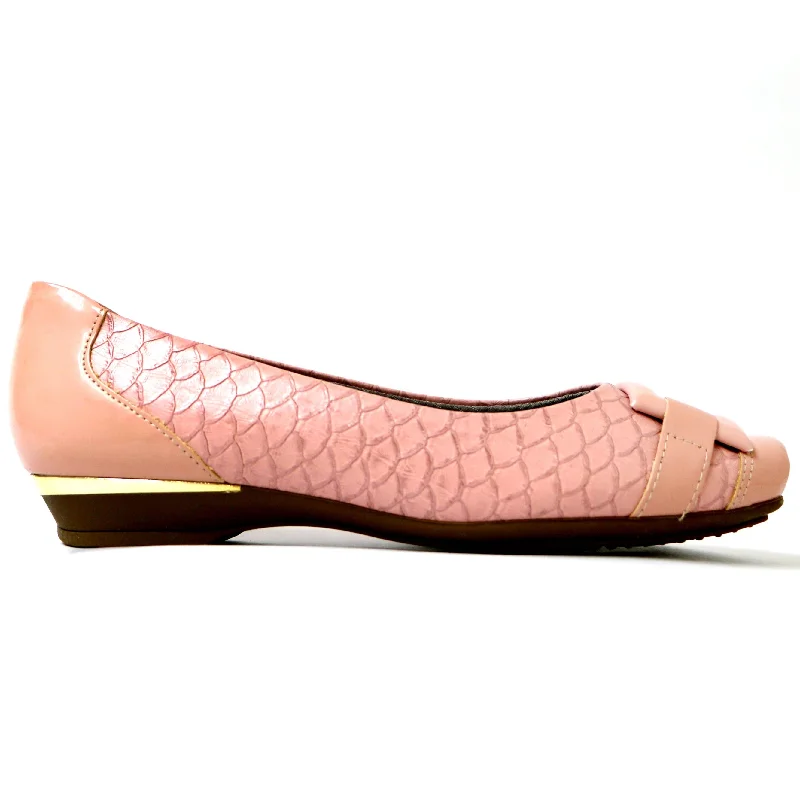 Light Pink Flats Ballerina for Women (147.140)