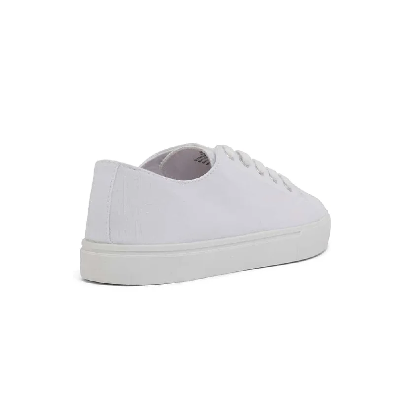 Rave Sneaker in White Canvas