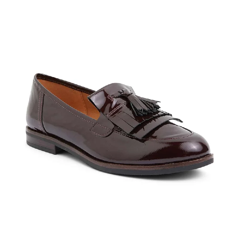 Wade Loafer in Burgundy Patent