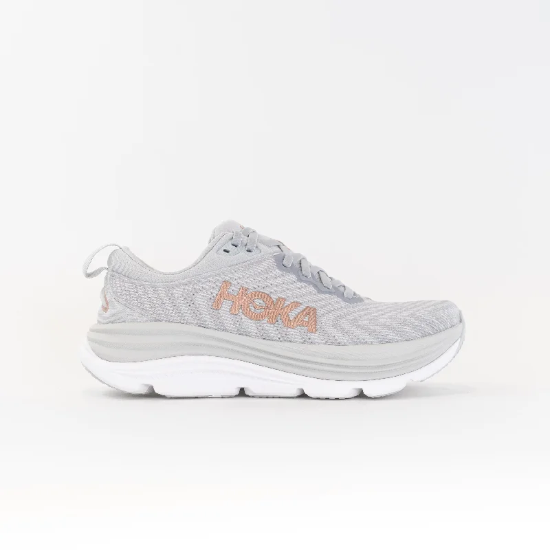 Hoka Gaviota 5 Wide (Women's) - Harbor Mist/Rose Gold