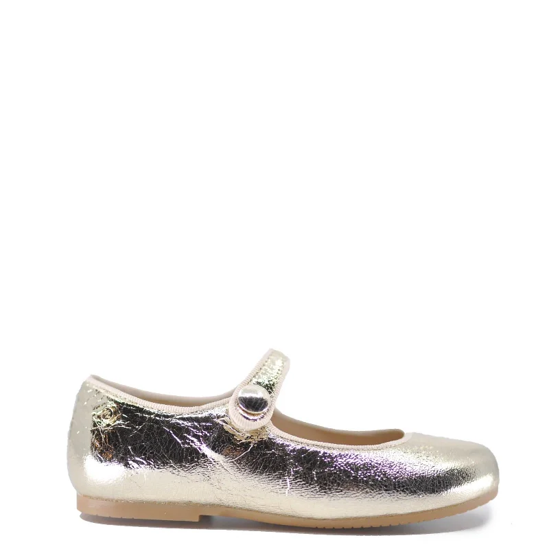 Manuela Gold Foil Mary Jane