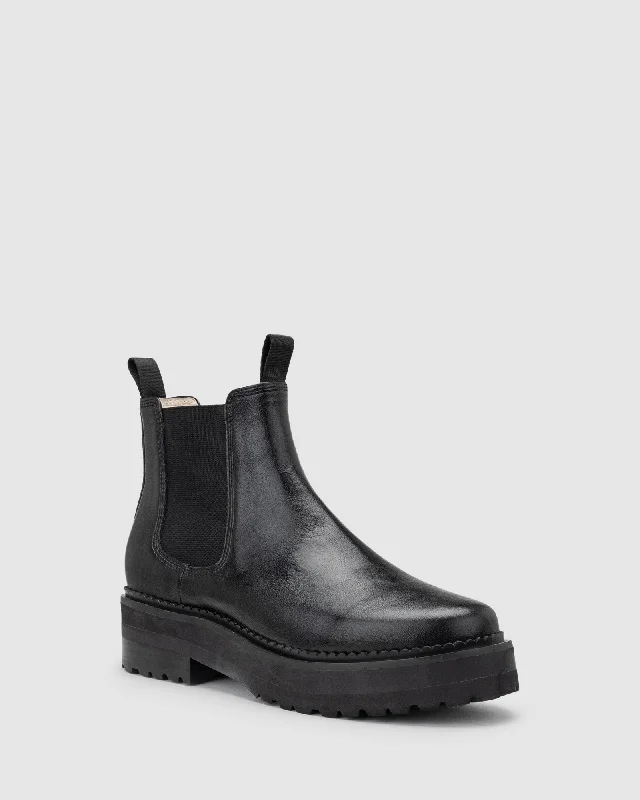 Queens Boot - Recycled Black