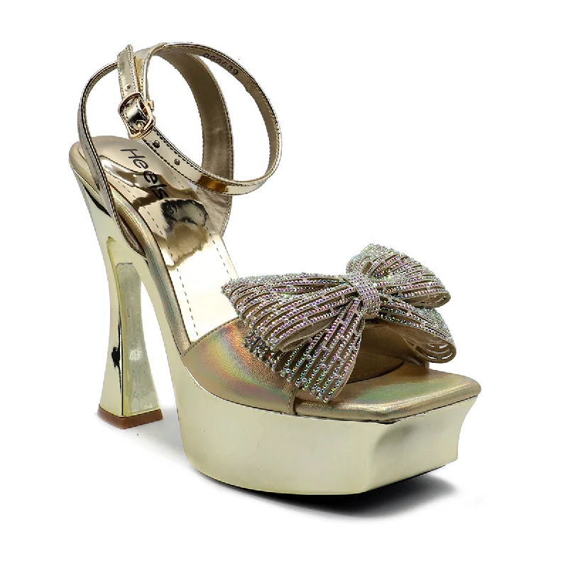 Golden Bridal Sandal 066689