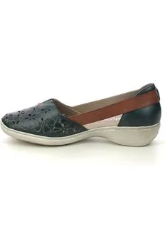 Rieker Ladies Shoes 41356 13 Blue