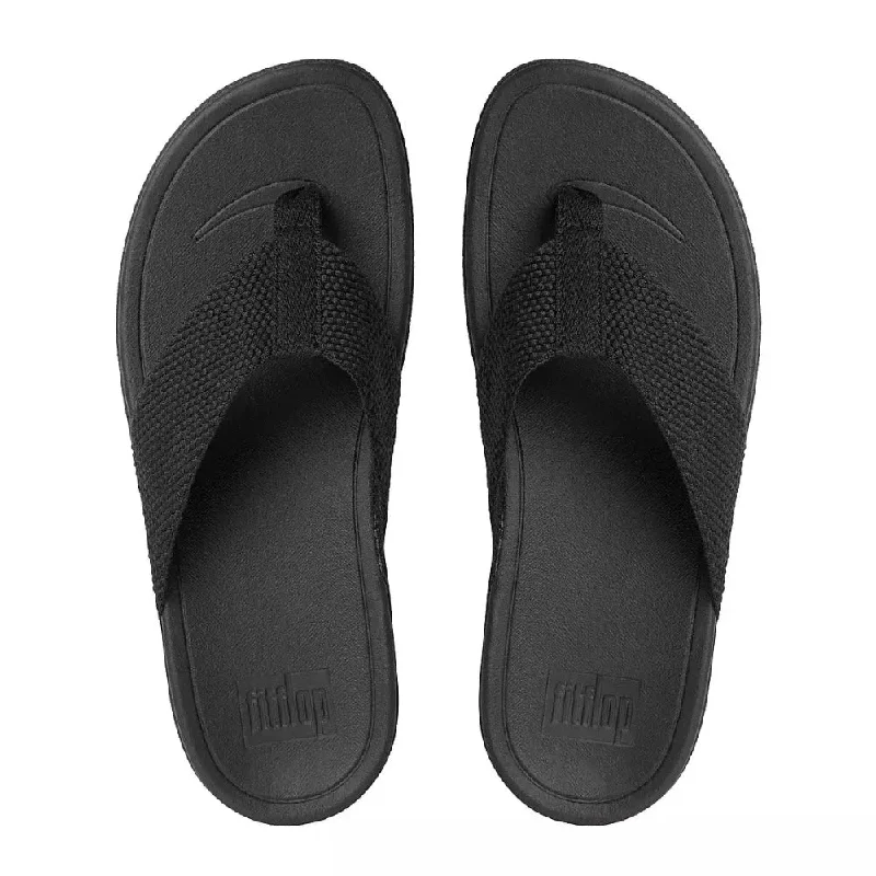 FitFlop Women's Surfa Toe-Post Black