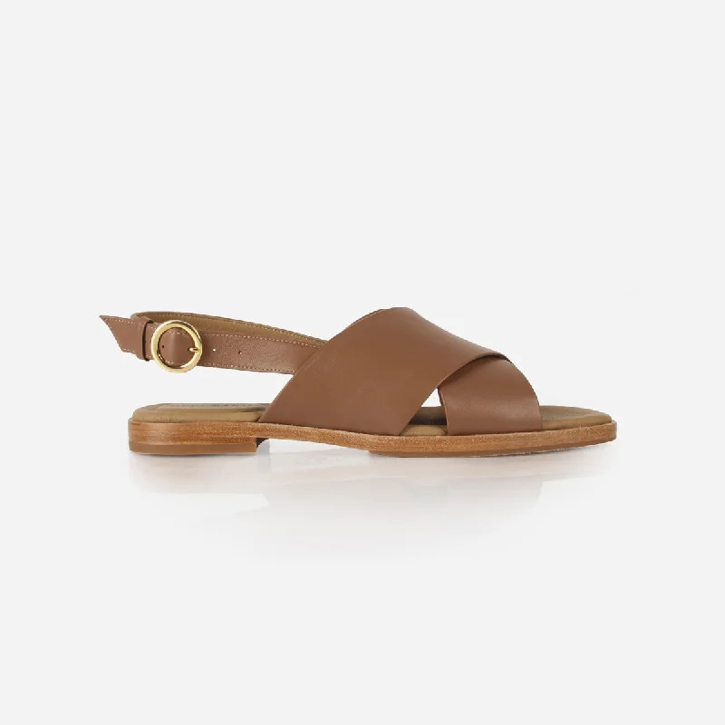 The Cross Town Sandal Praline