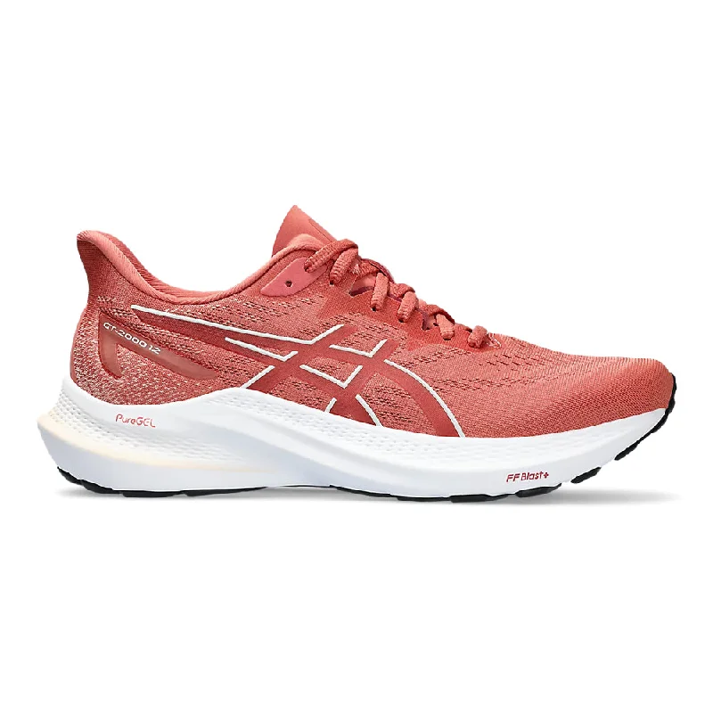 Women's Asics GT-2000 12, Light Garnet/Brisket Red, 10 B Medium