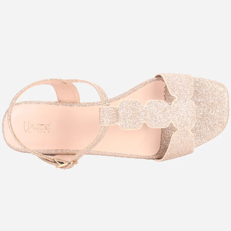 Womens ""BENNU"" Shimmery Summer Sandals