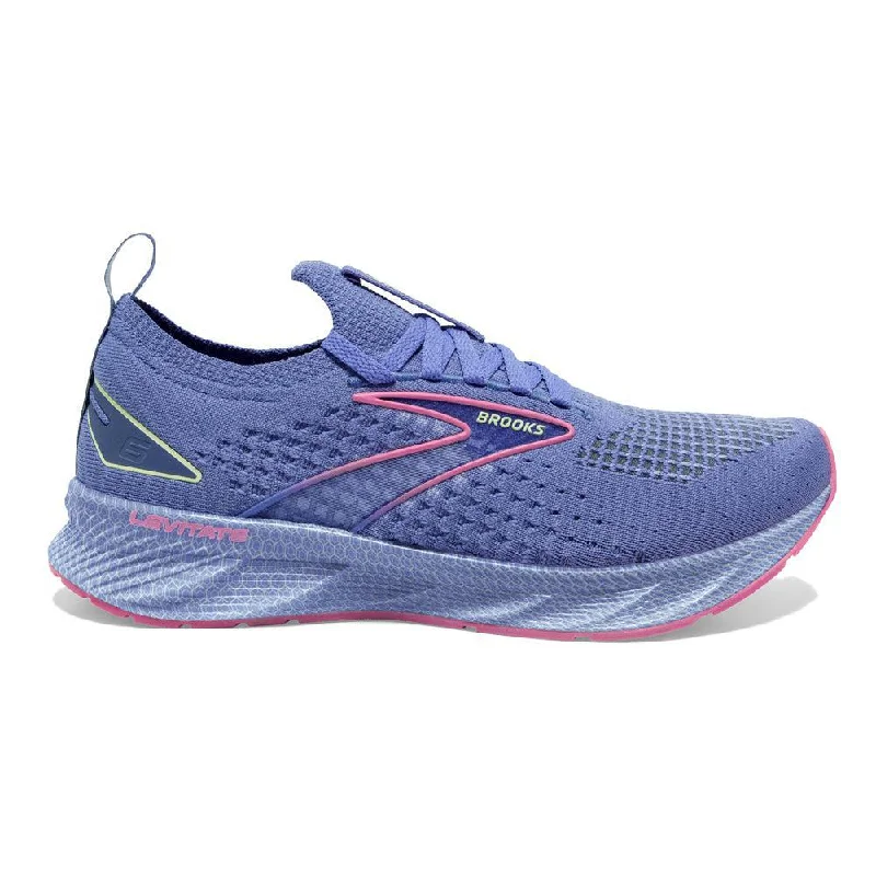 Women's Brooks Levitate StealthFit 6, Purple/Pink, 7.5 B Medium