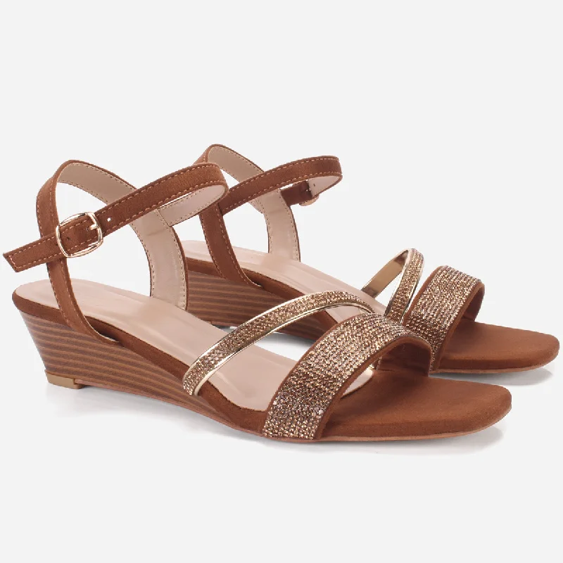 Womens ""GUANA"" Wedge Heel Sandals