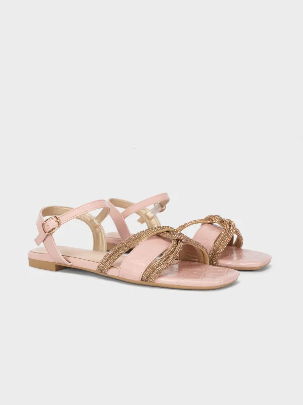 Women's ""MARTINA"" Crystals Detailing Sandals