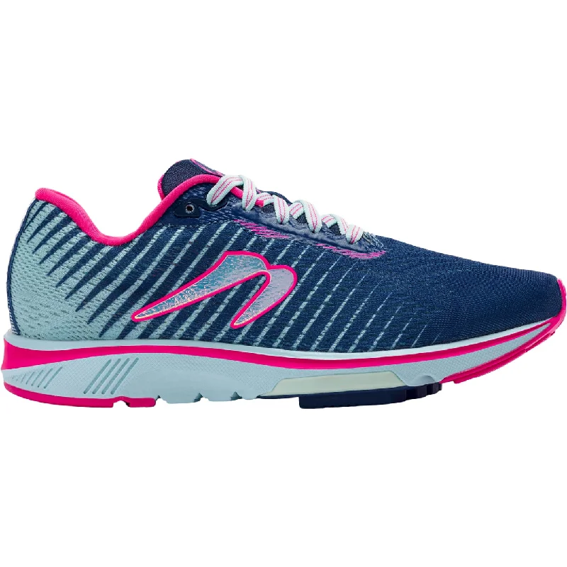 Women's Newton Running Gravity 12, Navy Blue/Artic Blue, 9 B Medium