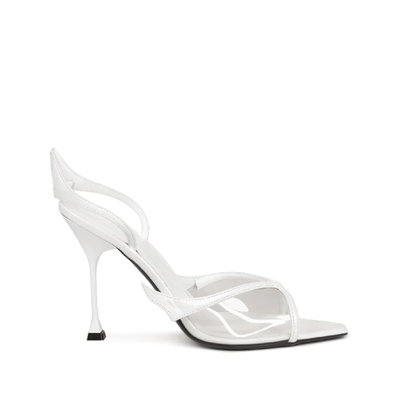 Zya Sling Patent Leather Sandal